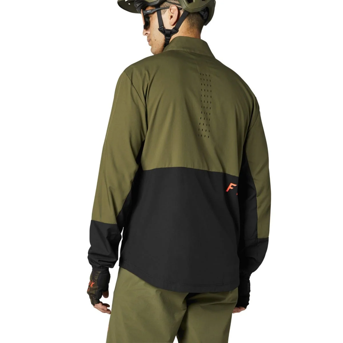 FOX Ranger Wind Jacket Olive Green - Image 2