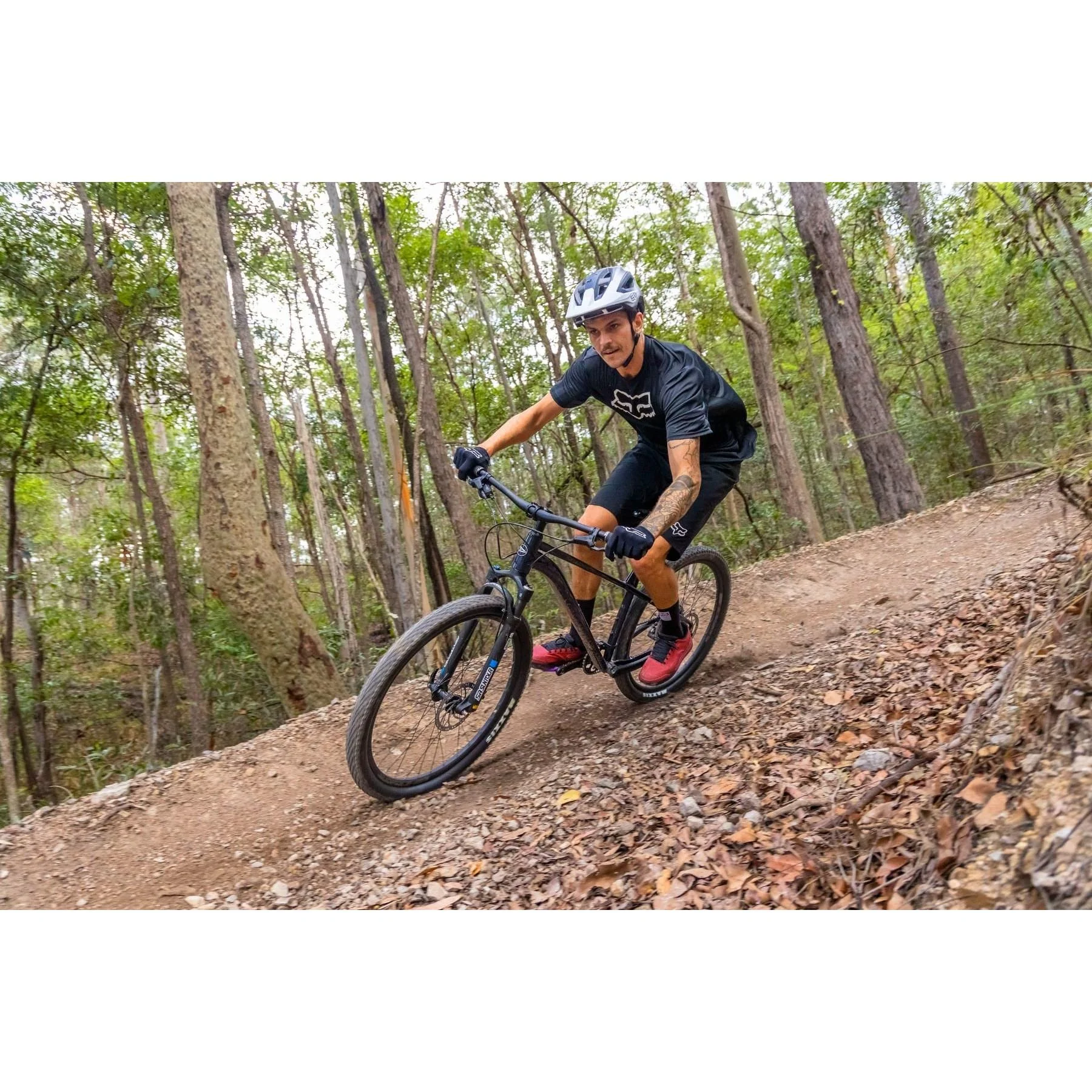 FOX Speedframe Pro Helmet Black Fade - Image 12