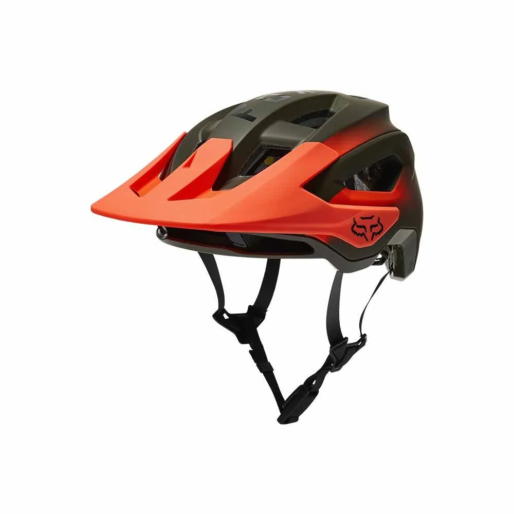 FOX Speedframe Pro Helmet Olive Green Fade - Image 2