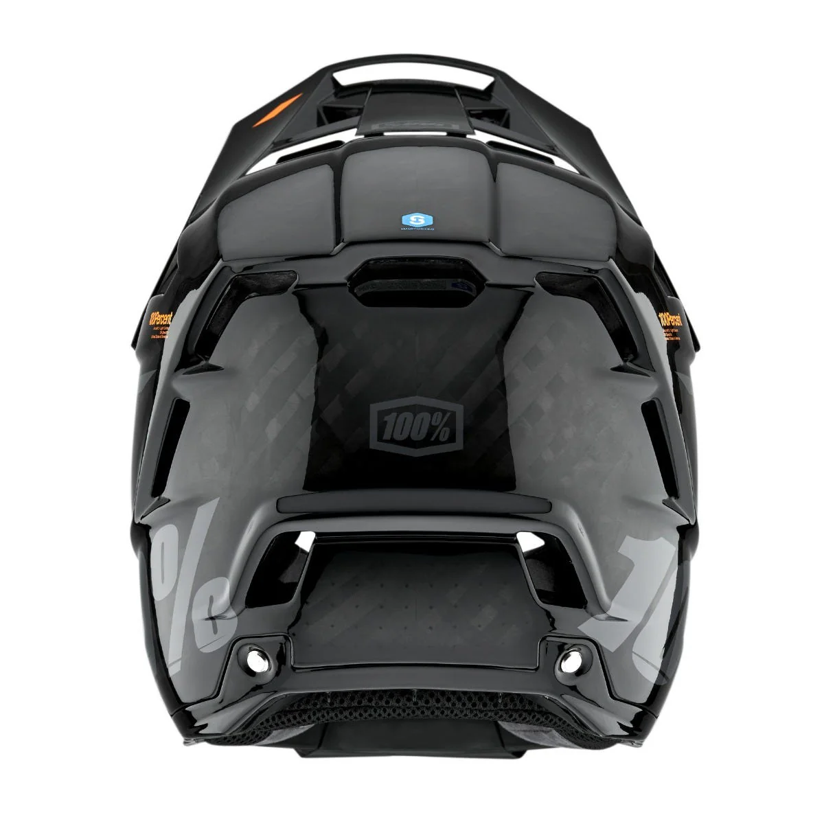 100% Aircraft 2 Full Face Helmet Black - Image 3