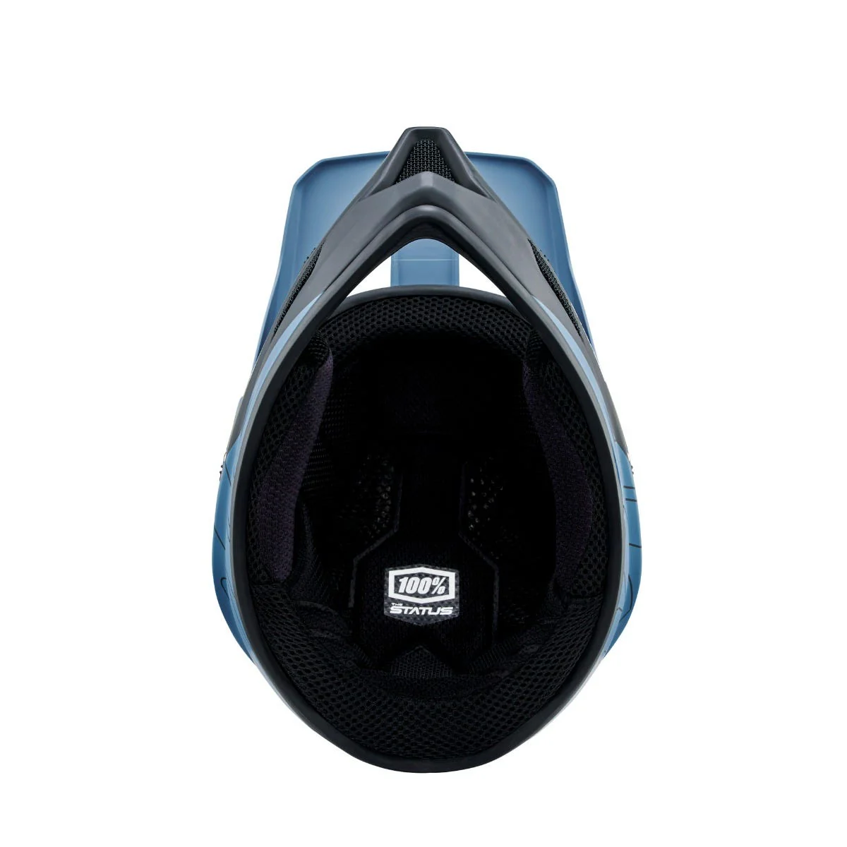 Fullface 100% STATUS Helmet Drop/Steel Blue - Image 5