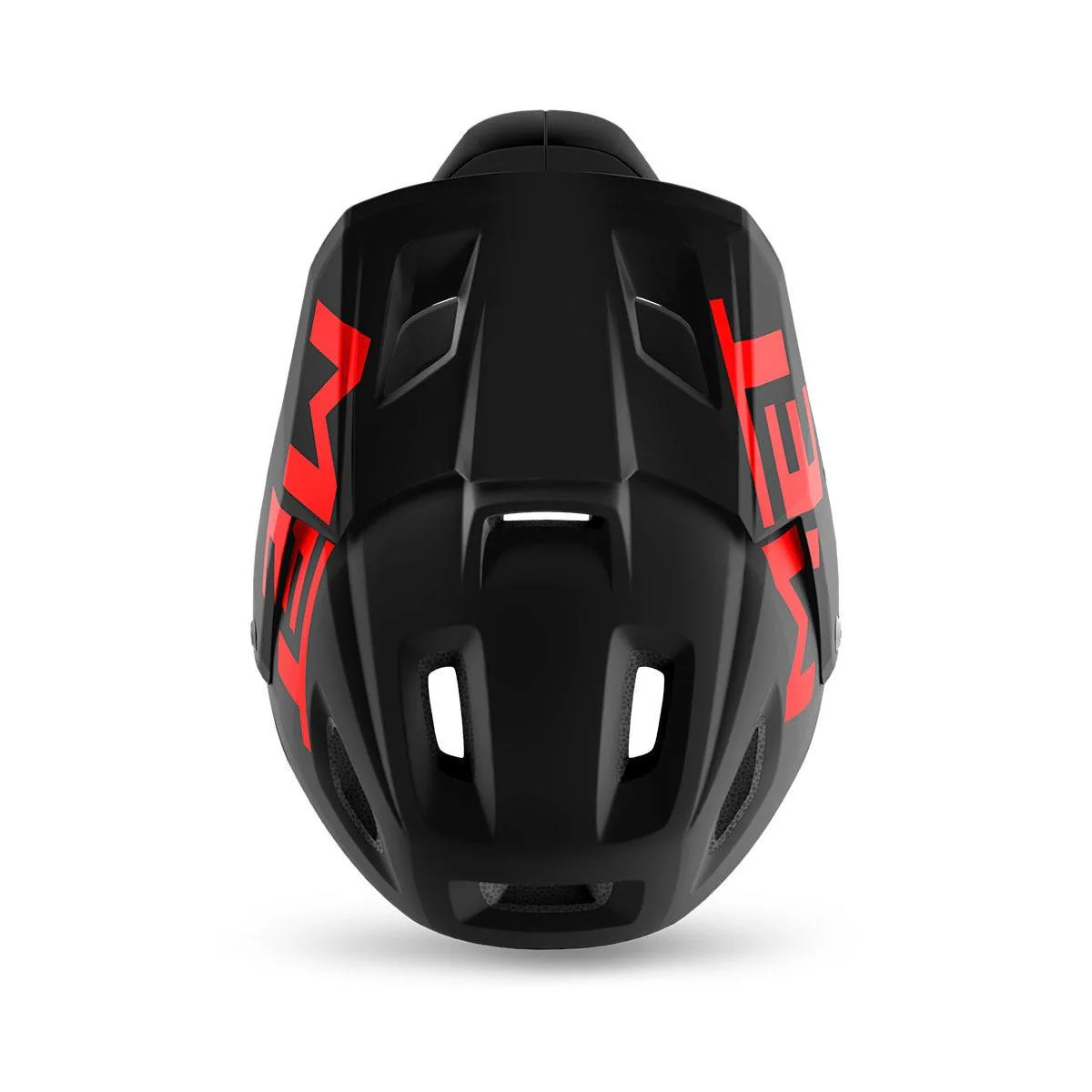 MET Parachute MCR Fullface Helmet Black/Red - Image 3
