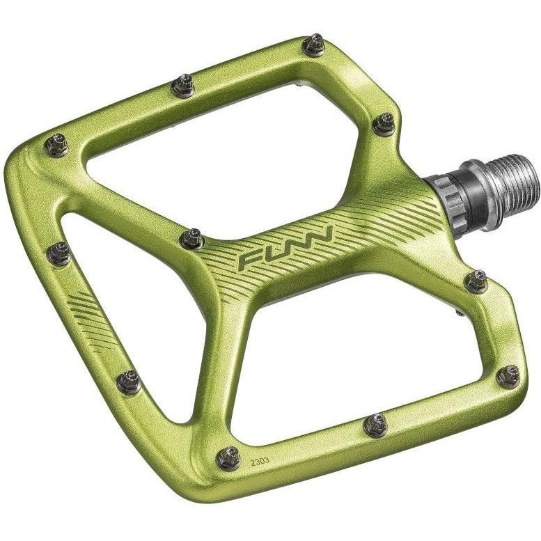 FUNN Python V2 Flat Pedals Green - Image 3
