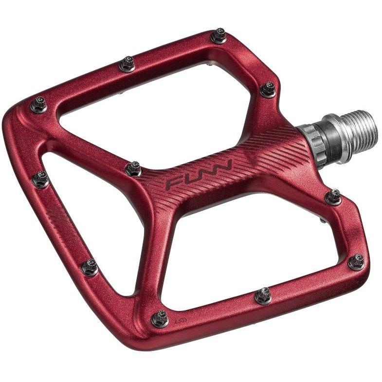 FUNN Python V2 Flat Pedals Red - Image 2