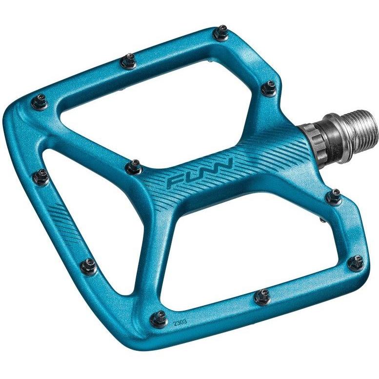 FUNN Python V2 Flat Pedals Turquoise - Image 3