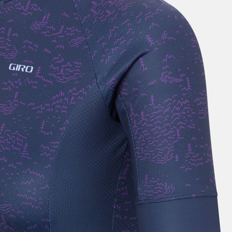 Giro Chrono Sport Women's Jerseys Midnight Blue Scree - Image 3