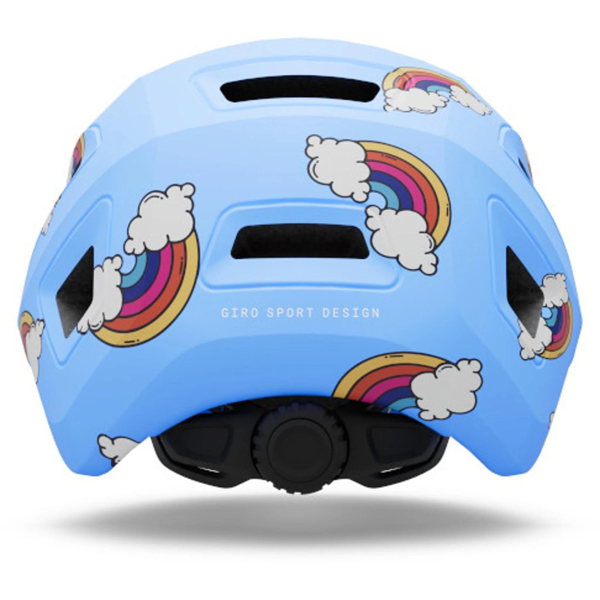 Giro Scamp II Kids Helmet Blue/Rainbows - Image 2