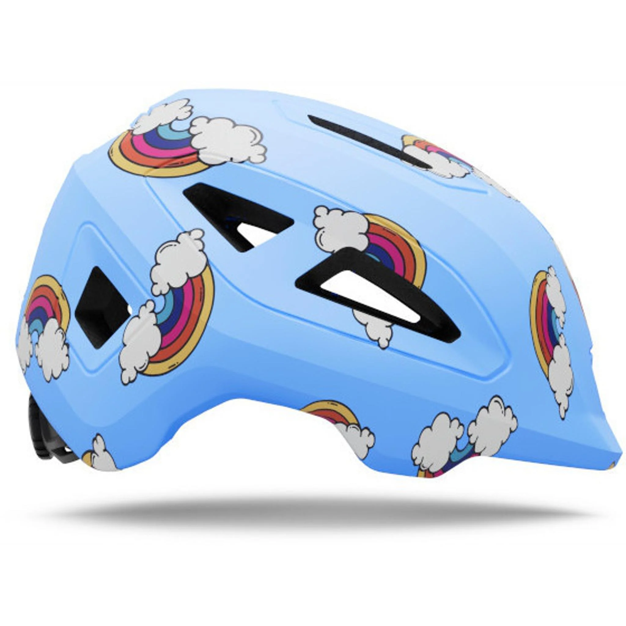 Giro Scamp II Kids Helmet Blue/Rainbows - Image 6