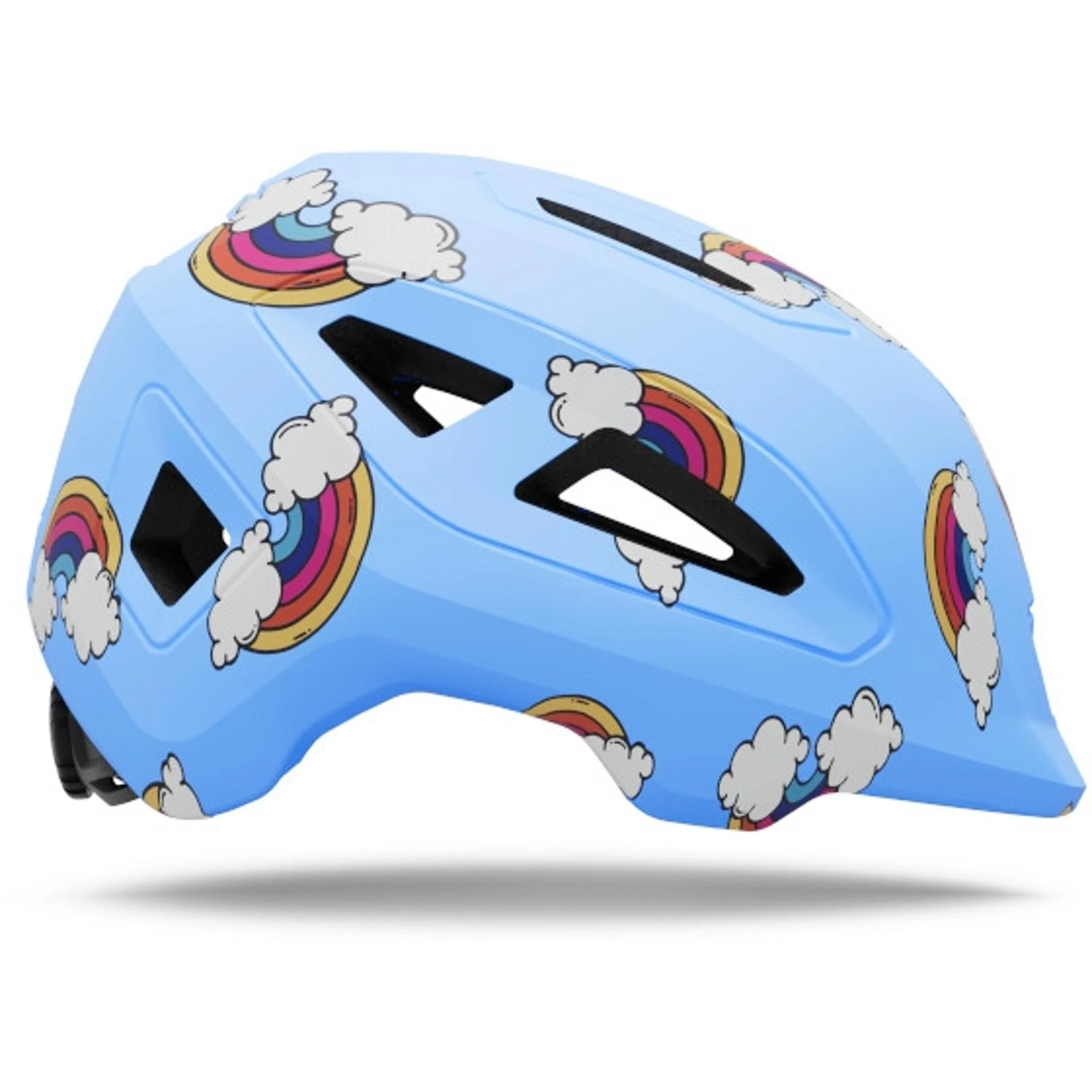 Giro Scamp MIPS II Kids Helmet Matte Blue/Rainbows 2026 - Image 3