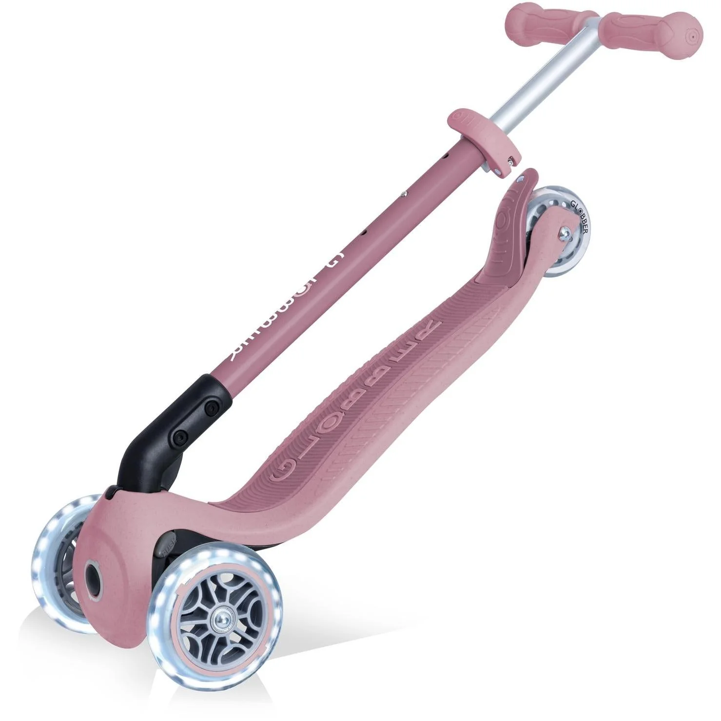 Globber Ecologic Primo Foldable Scooter With Lights Berry - Image 9