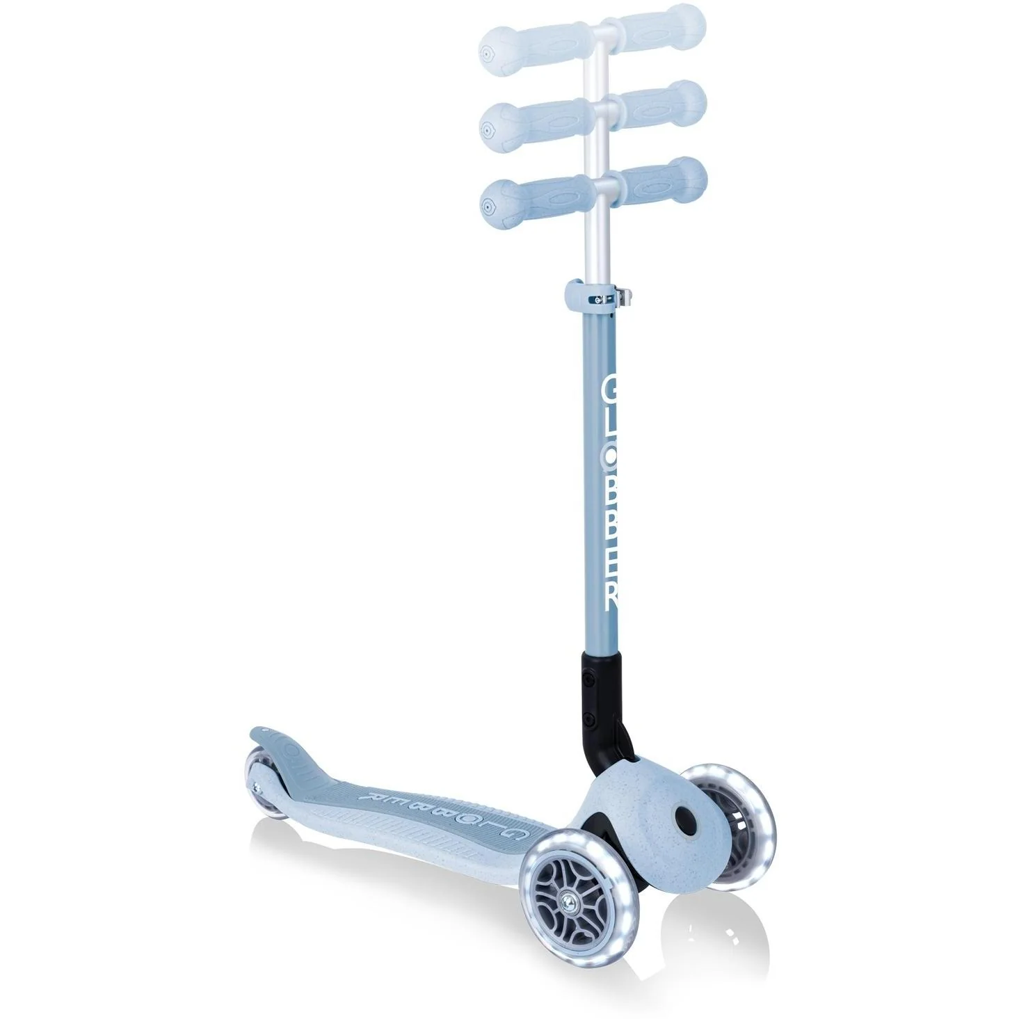 Globber Ecologic Primo Foldable Scooter With Lights Blueberry - Image 5