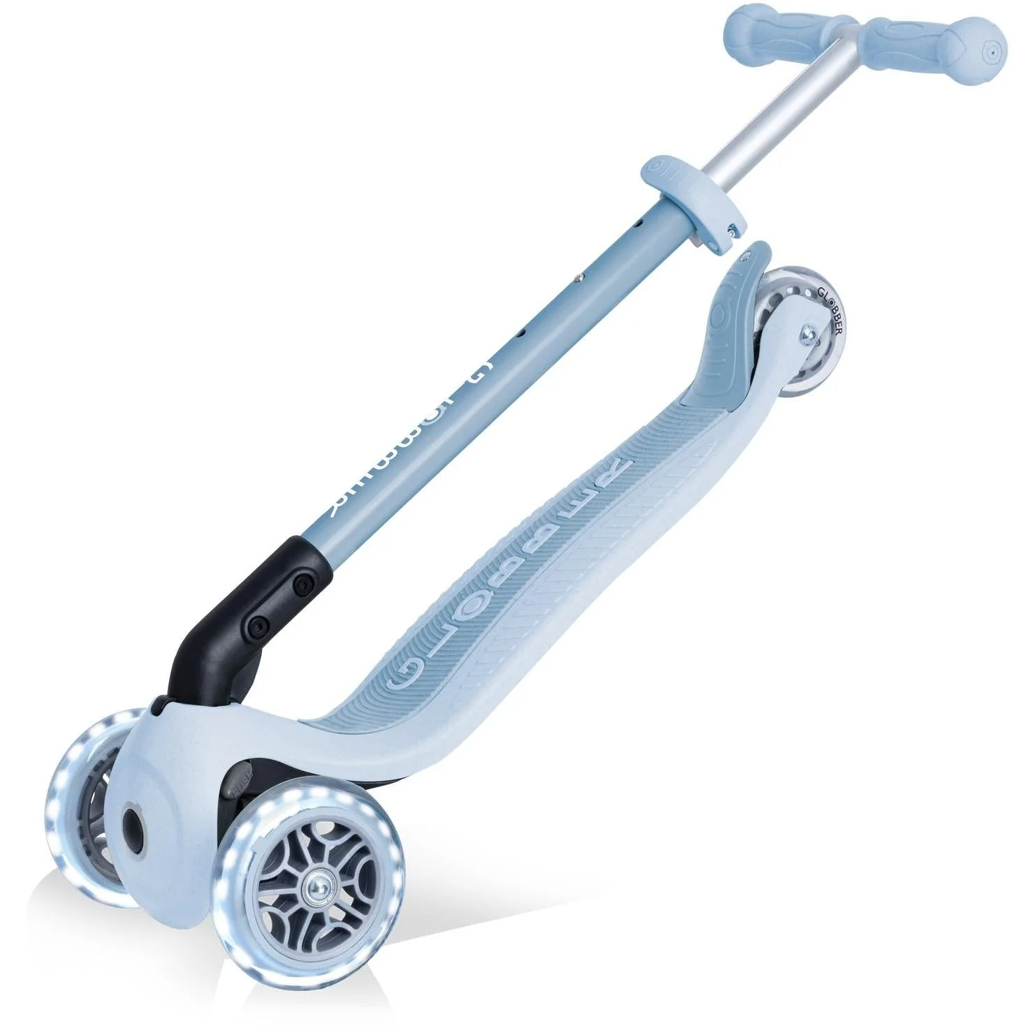 Globber Ecologic Primo Foldable Scooter With Lights Blueberry - Image 8