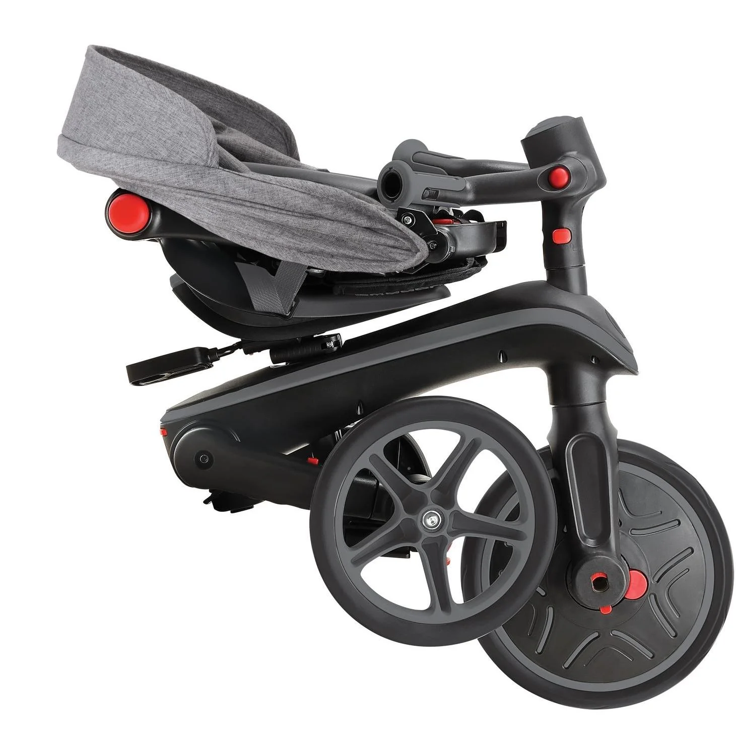 Globber Explorer Foldable 4in1 Kids Trike Black/Grey - Image 4