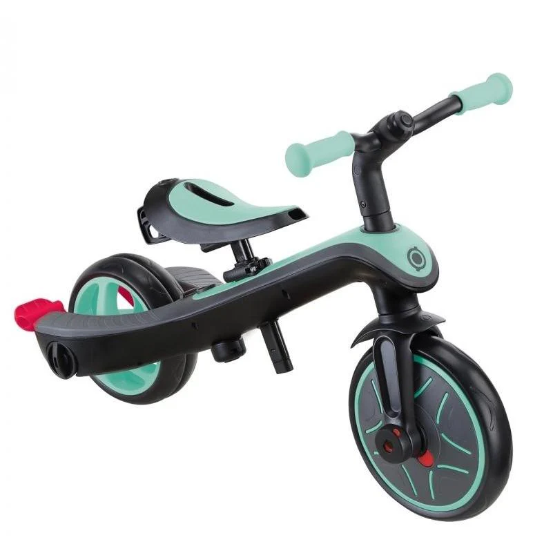 Globber Explorer 4in1 Kids Trike w/ Folding Canopy Mint - Image 4