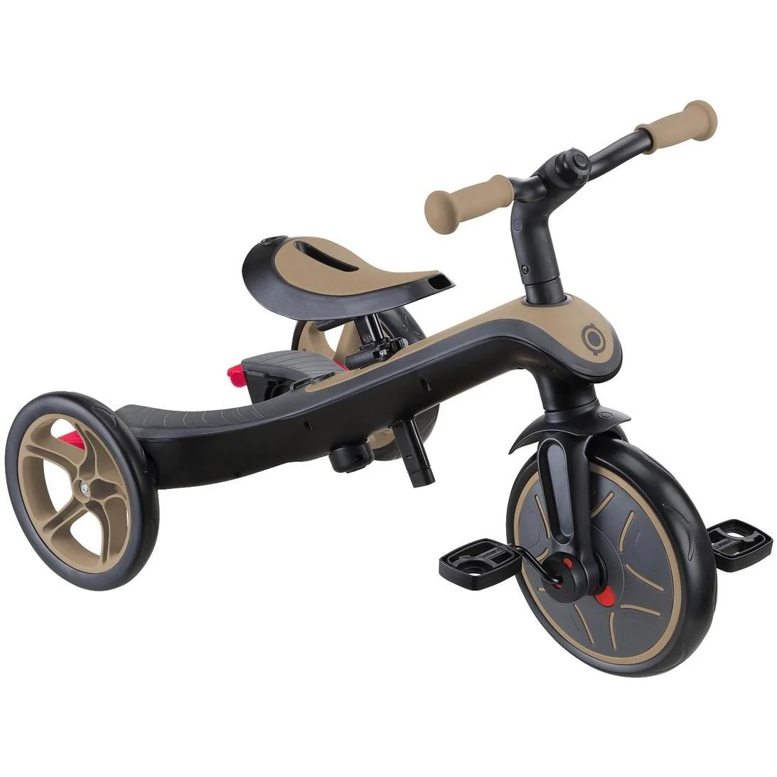 Globber Explorer 4in1 Kids Trike w/ Folding Canopy Sand - Image 7