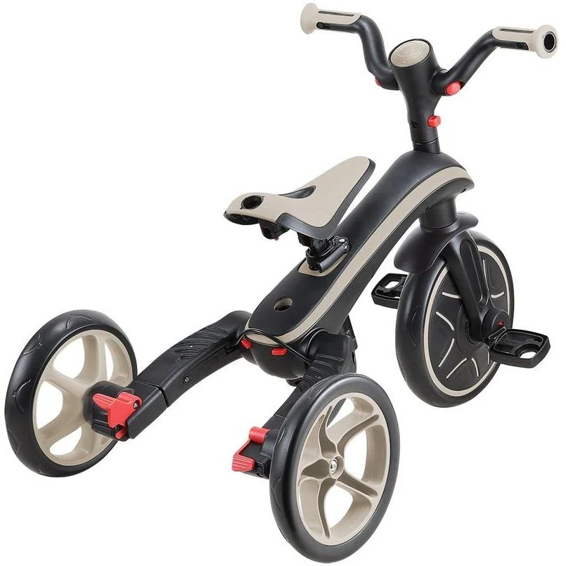 Globber Explorer Foldable 4in1 Kids Trike Taupe - Image 2