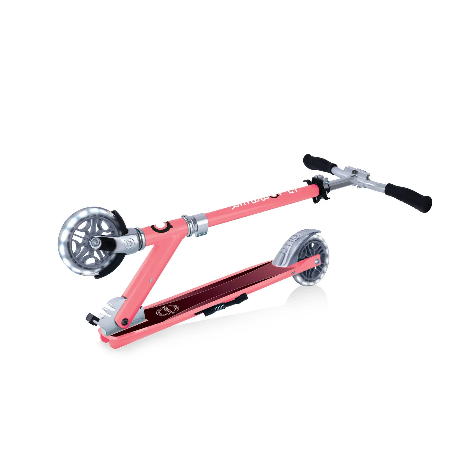 Globber Flow Element Kids Scooter Coral Pink - Image 5