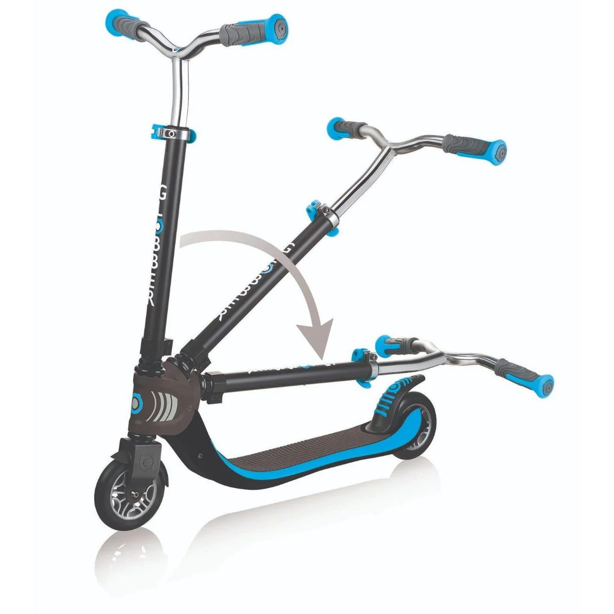 Globber Flow Foldable 125 Scooter Sky Blue - Image 5