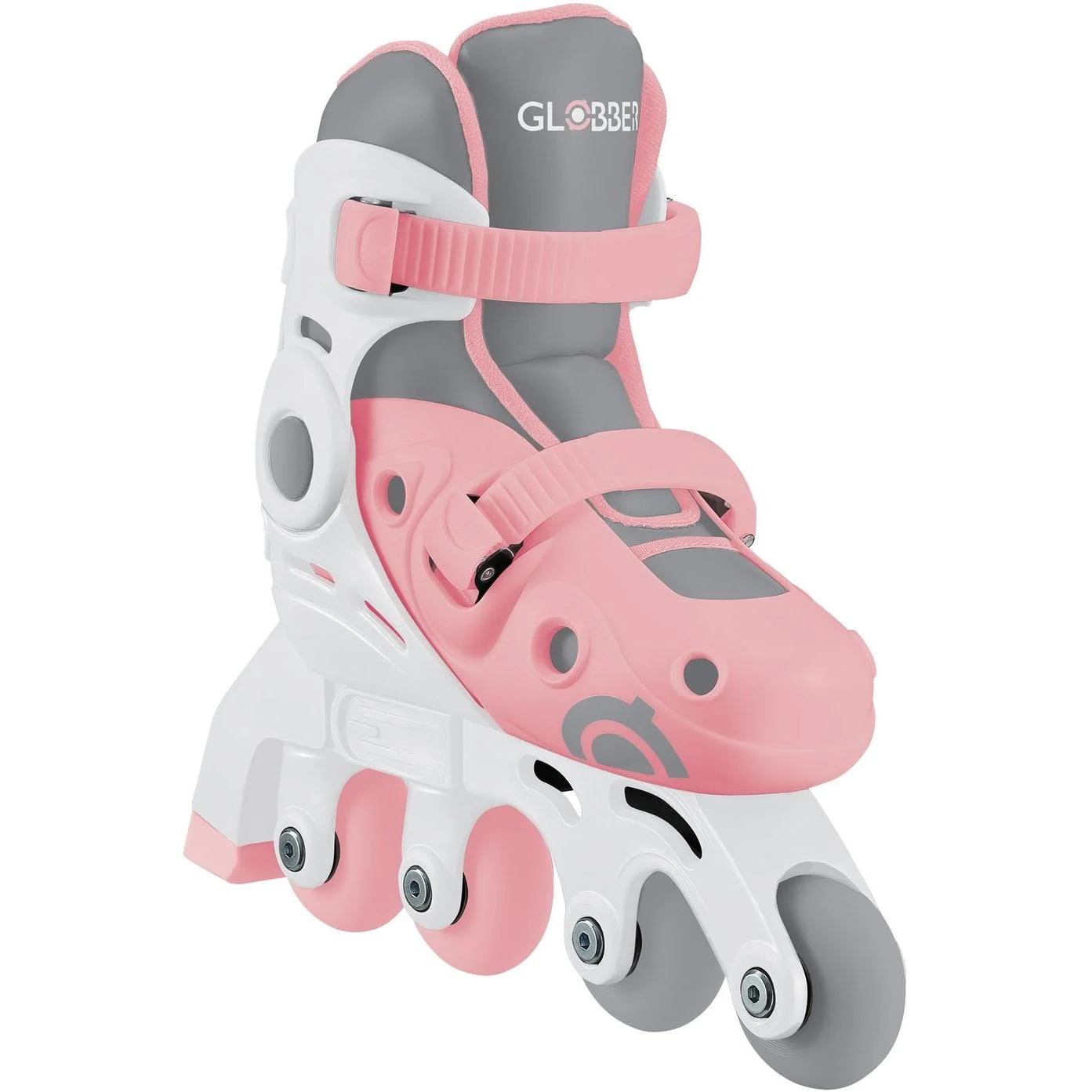 Globber Learning Inline Kids Skates 2in1 Pastel Pink - Image 2