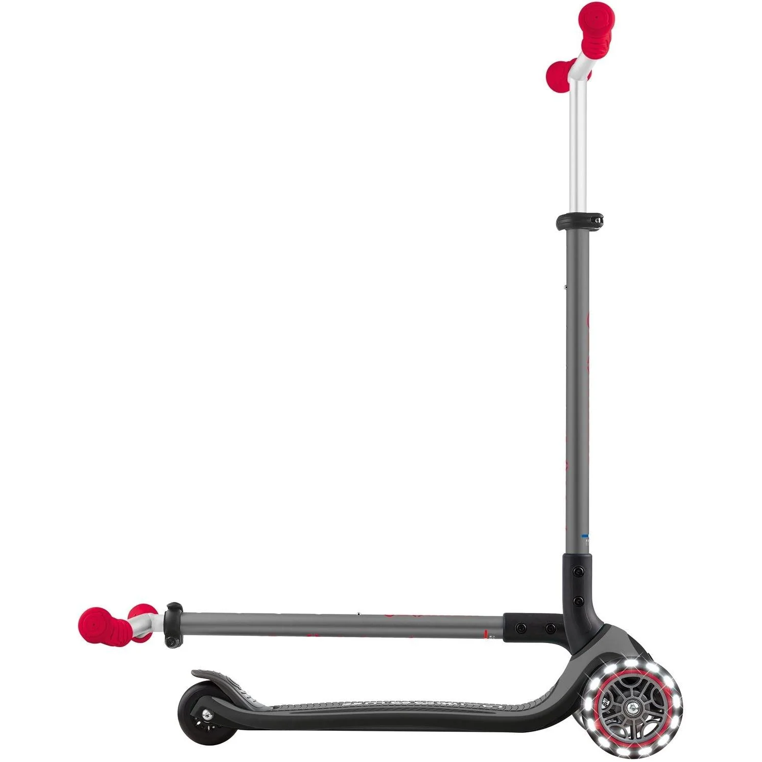 Globber Master w/ Lights 3-Wheel Kids Scooter Black/Red - Image 5