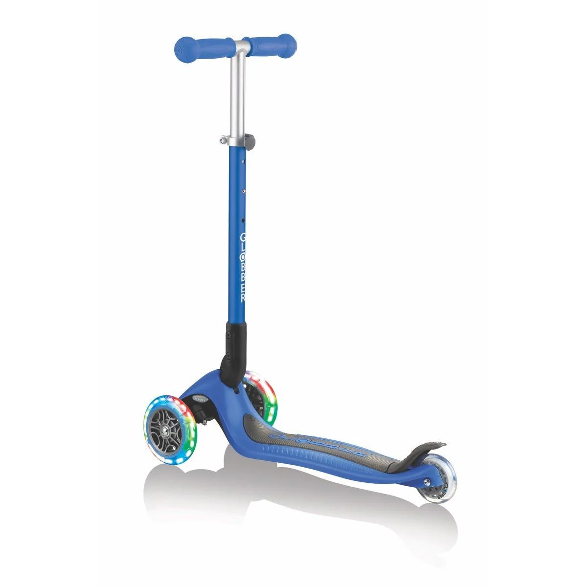 Globber Primo Foldable Lights Scooter Navy Blue - Image 8