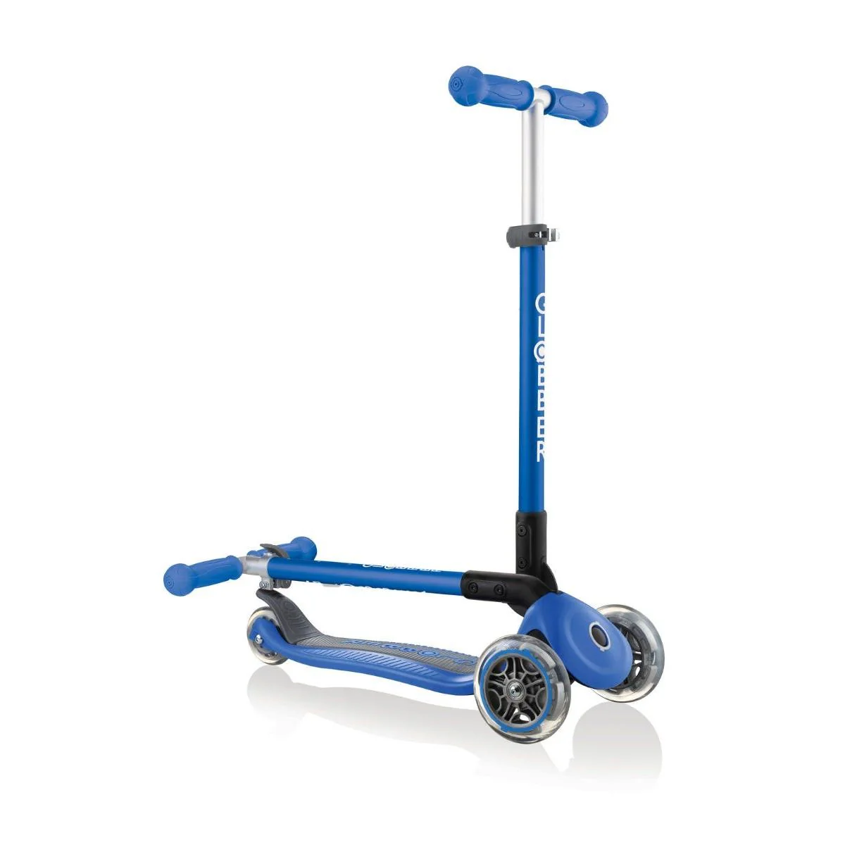 Globber Primo Foldable  Scooter Navy Blue - Image 3