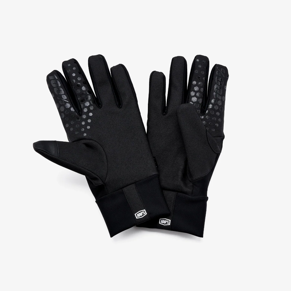 100% Hydromatic Waterproof Full Finger Gloves Black - Image 2