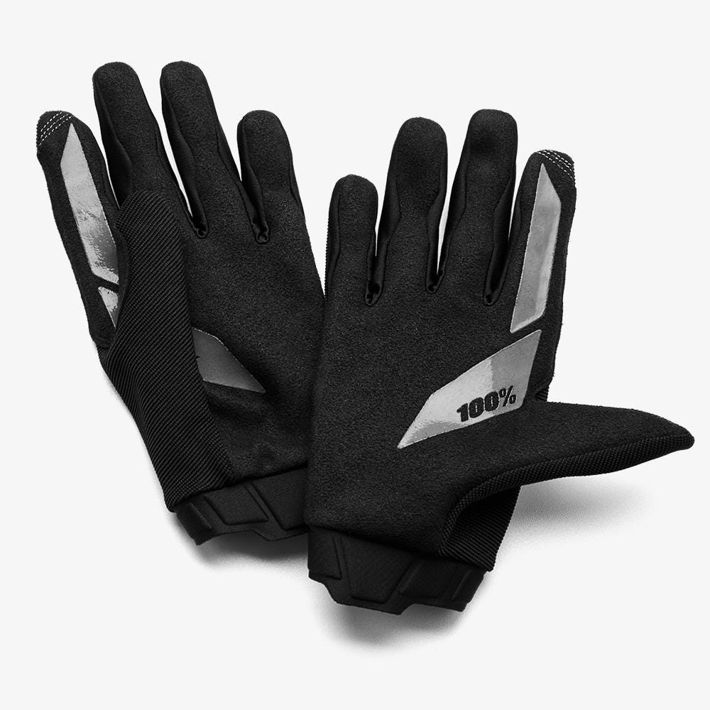 100% Ridecamp Full Finger Youth Gloves Red - Image 2