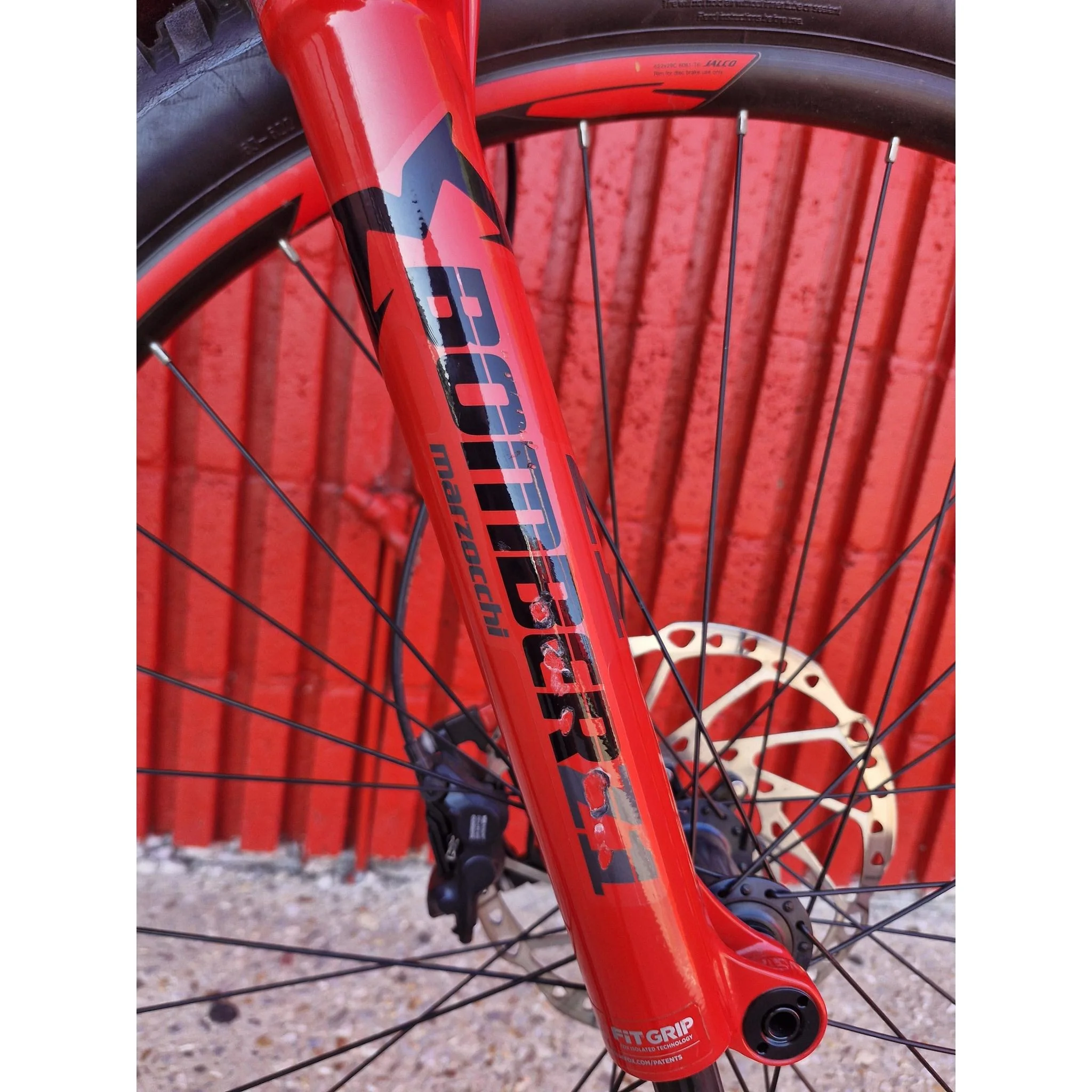 EX-DEMO Merida eOne Sixty 700 Electric Mountain Bike Glossy Matte Blue/Black/Red (Medium) - Image 8