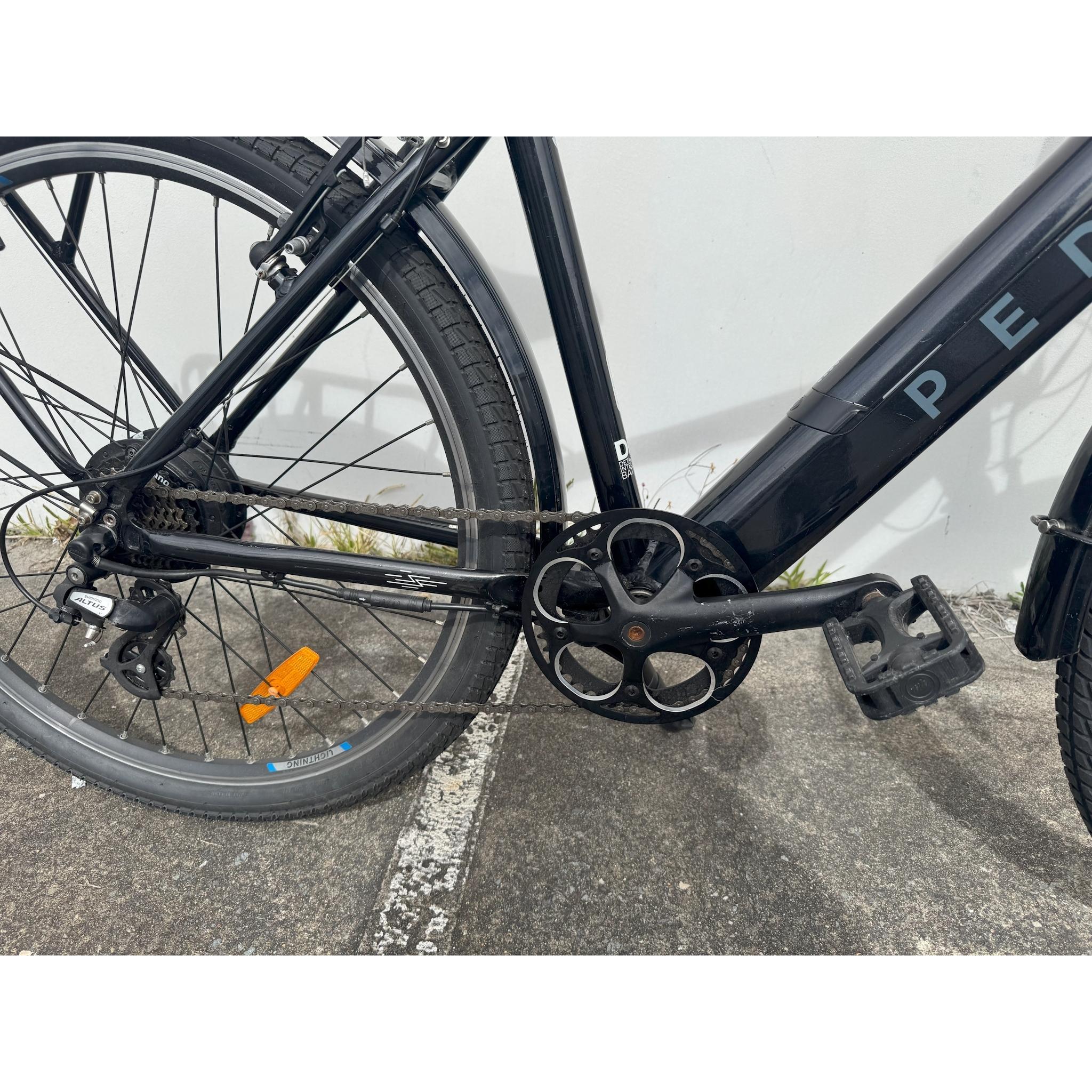 EX-DEMO Pedal Lightning PLUS 27.5 Electric Hybrid Bike Pearl Black (Large) - Image 5