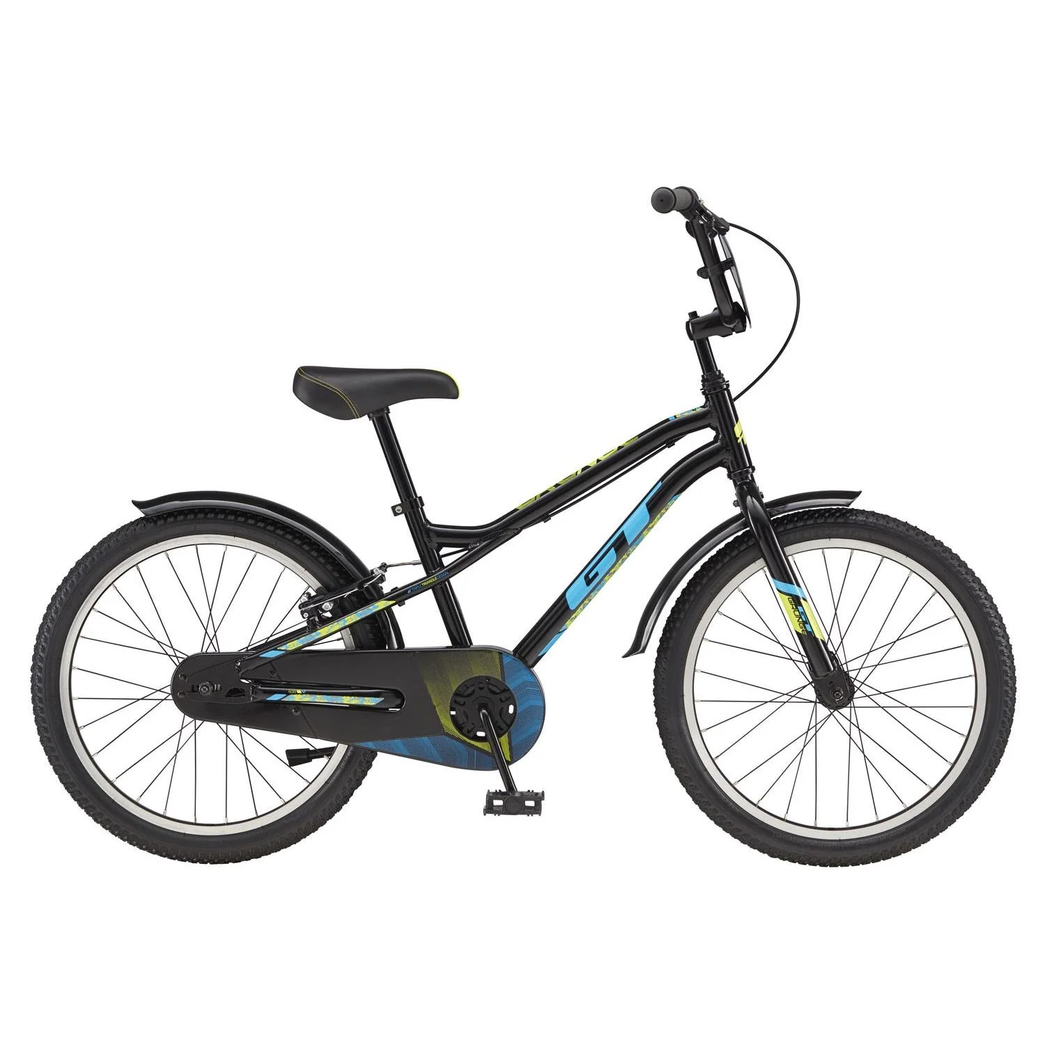 GT Grunge Kids Bike 20 Inch Black/Cyan (2019)