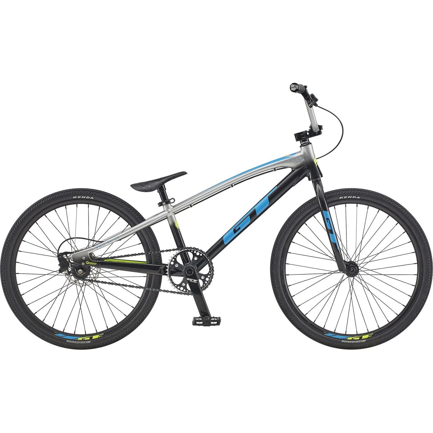 GT Speed Series Pro 24 Race BMX Bike Silver/Black Fade (2020)