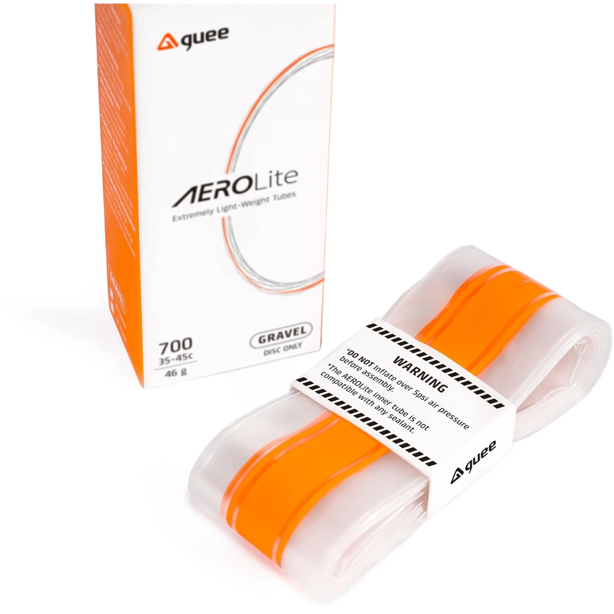 Guee AEROLite TPU Presta Valve Tube 700x35-45c 60mm - Image 2