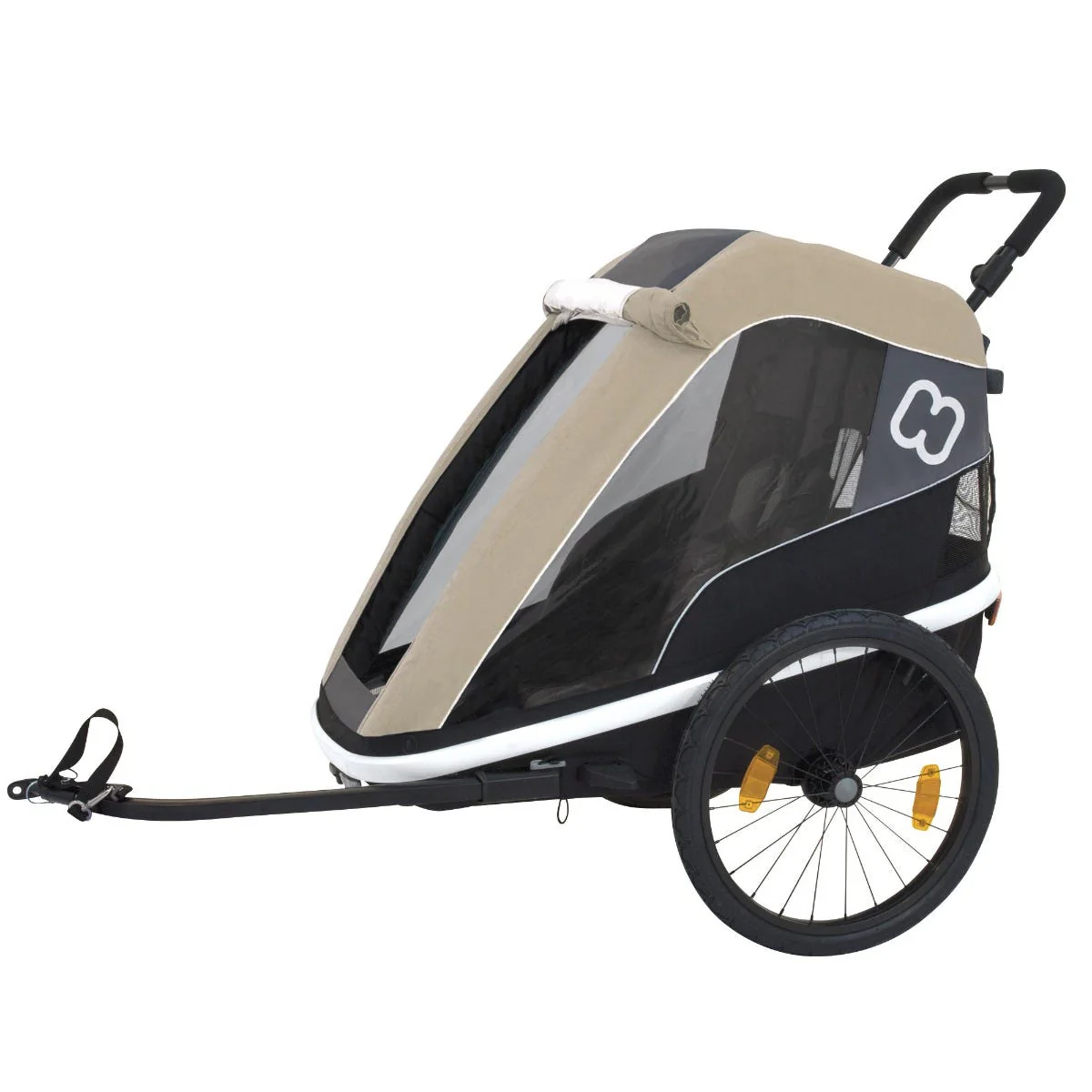 Hamax Avenida One Trailer For 1 Child Coffee