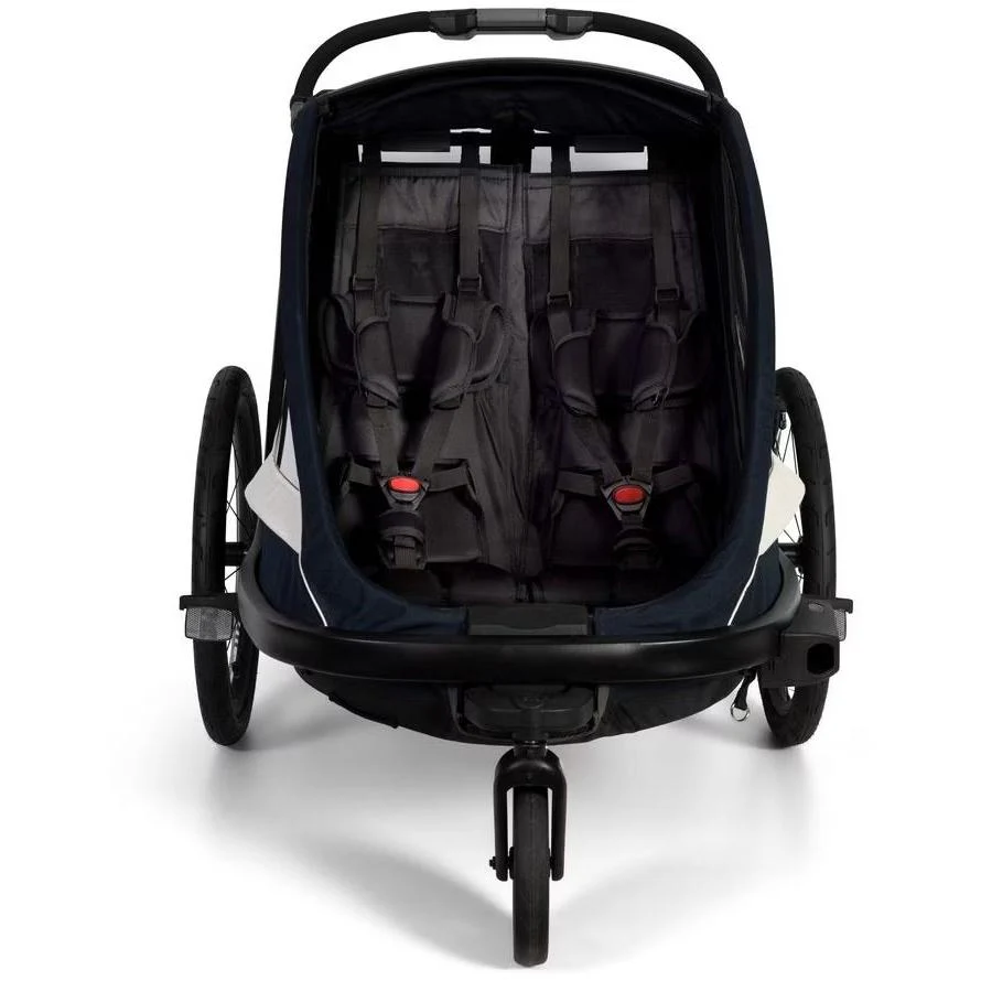 Hamax Breeze Two Child Trailer Navy - Image 2