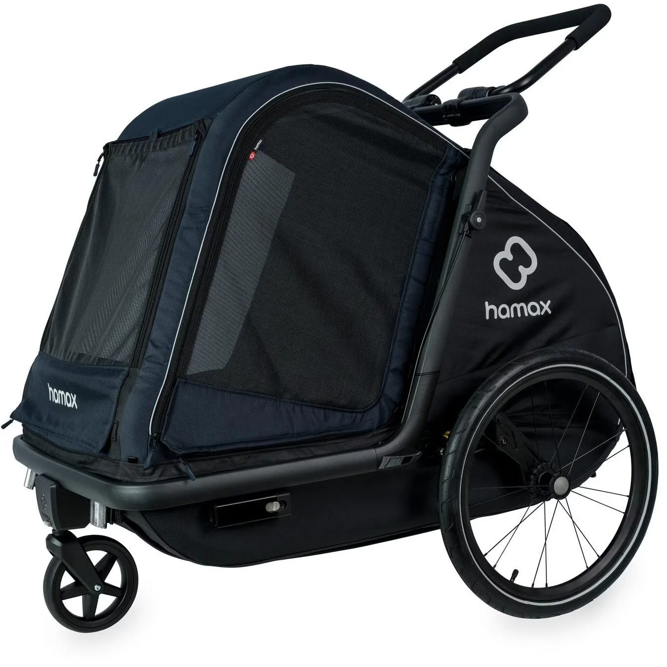 Hamax Pluto Dog Trailer Large Navy/Black - Image 4