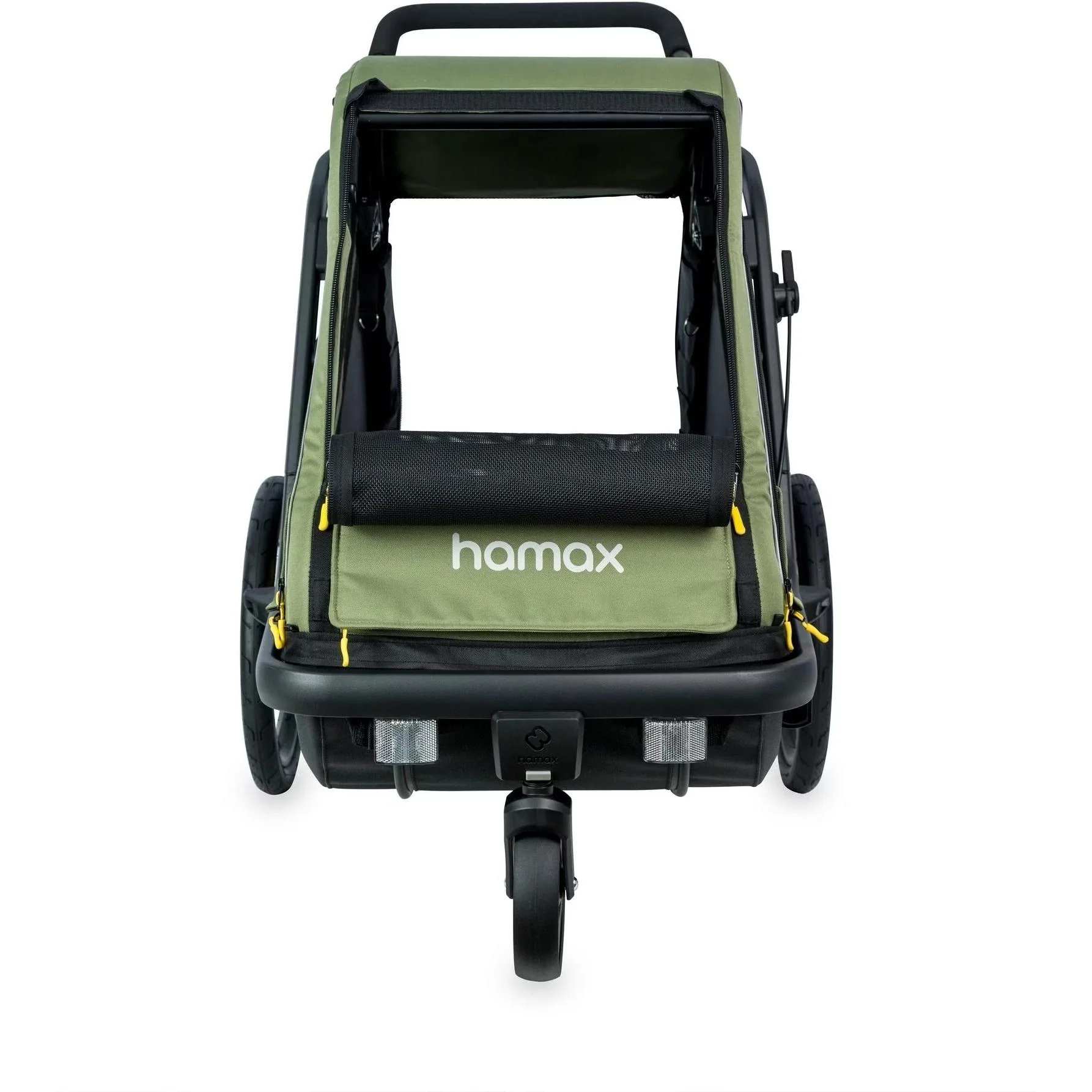 Hamax Pluto Dog Trailer Medium Green/Black - Image 11