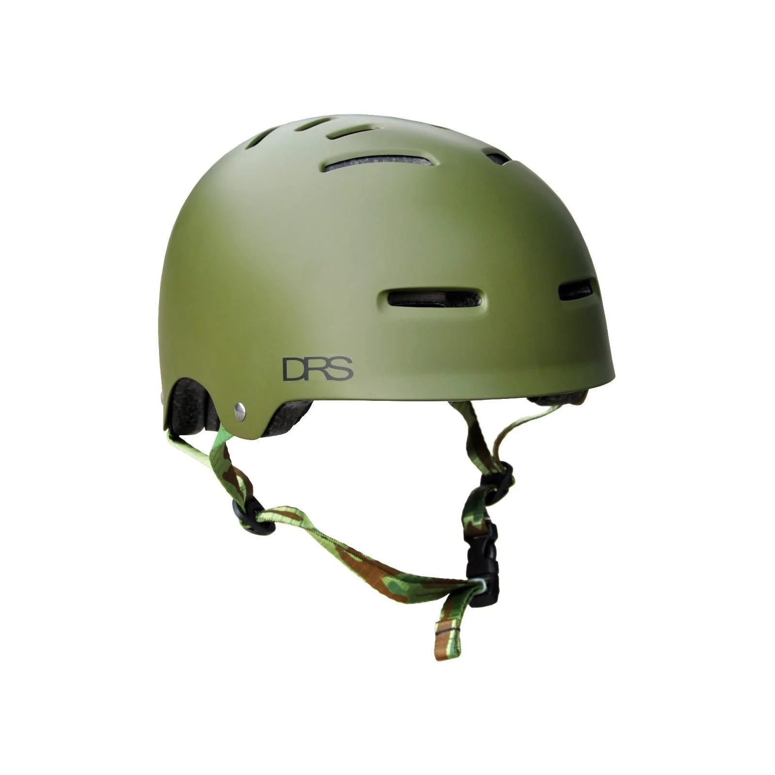 DRS BMX Helmet Green Camo