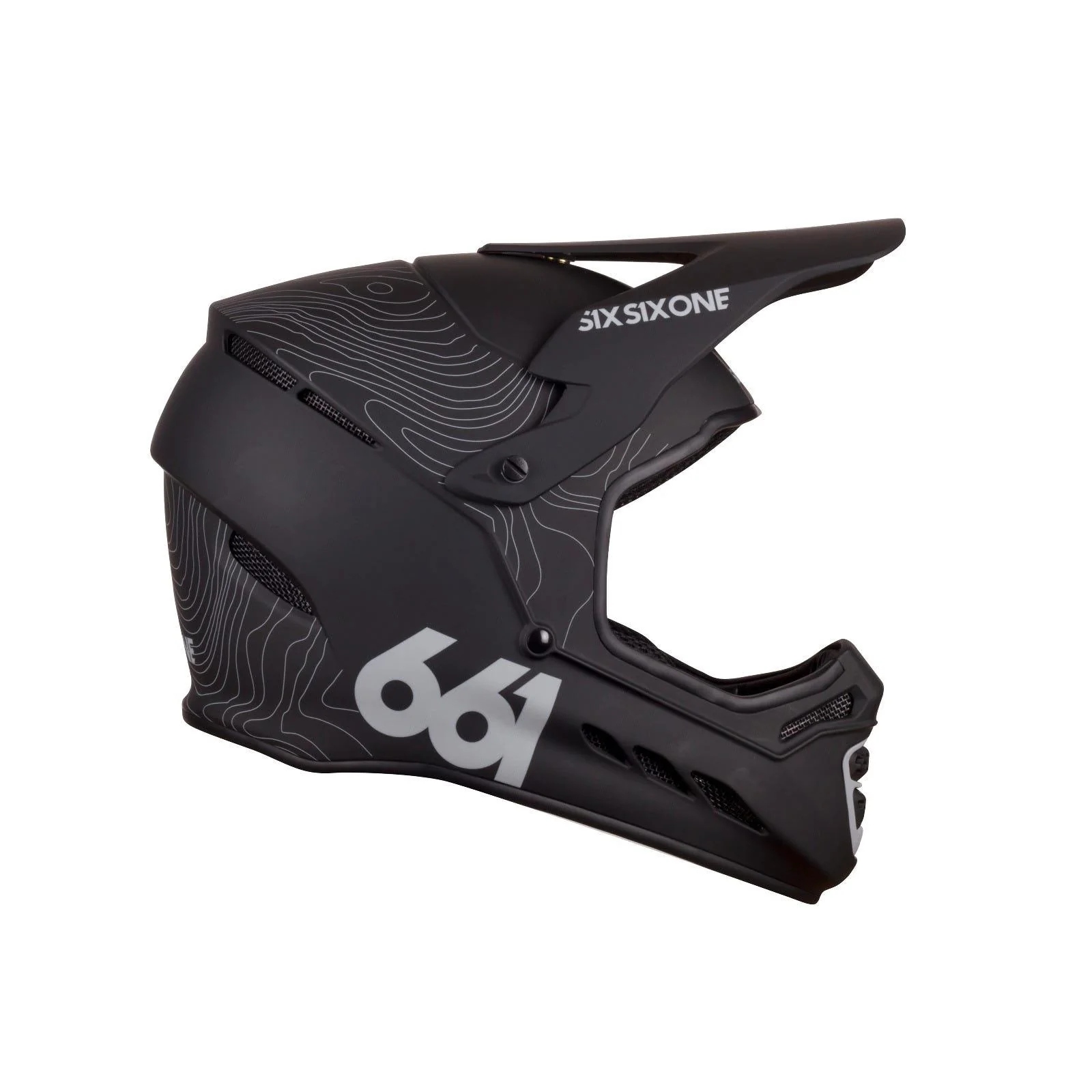 661 Reset Contour Fullface Helmet Black - Image 7