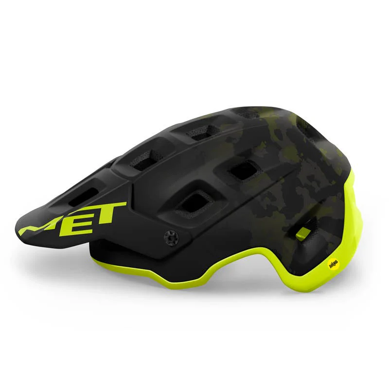 MET Terranova MIPS MTB Helmet Camo/Lime Green - Image 2