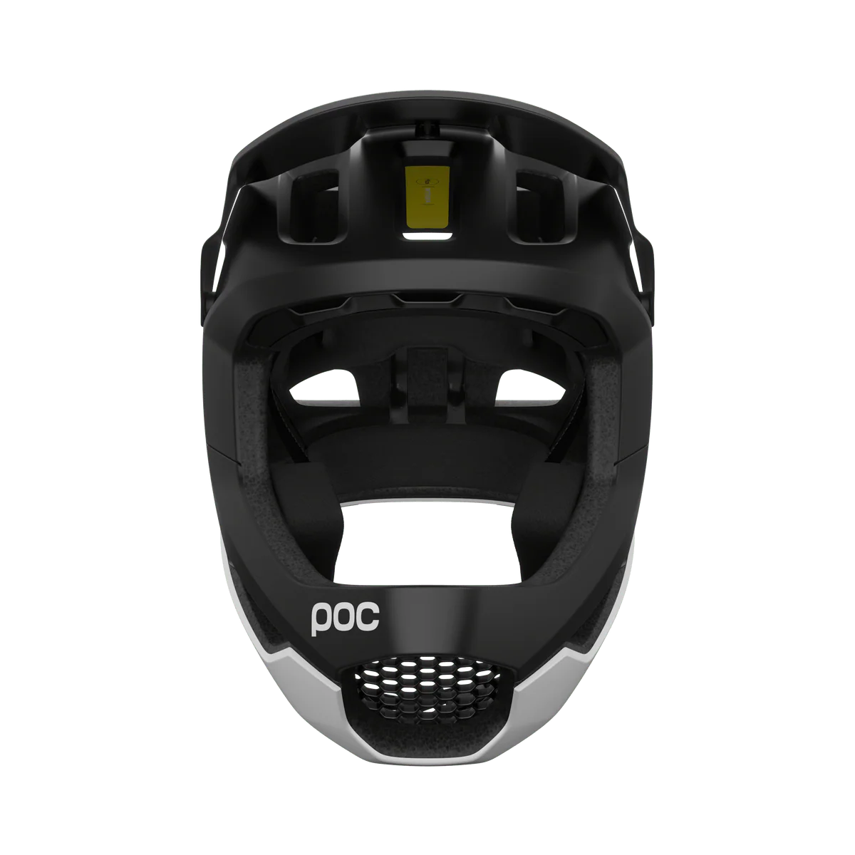 POC Otocon Race MIPS Full Face MTB Helmet Uranium Matte Black/Hydrogen White - Image 2