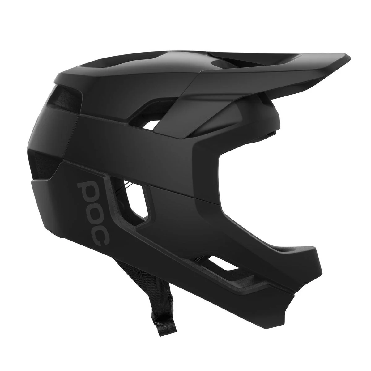 POC Otocon Full Face MTB Helmet Uranium Matte Black - Image 4