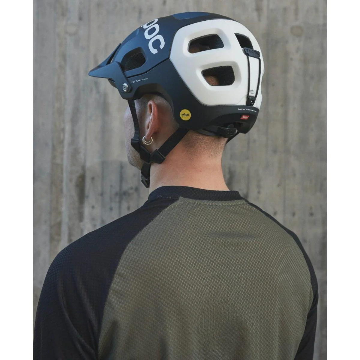 POC Tectal Race MIPS MTB Helmet Uranium Black/White - Image 6