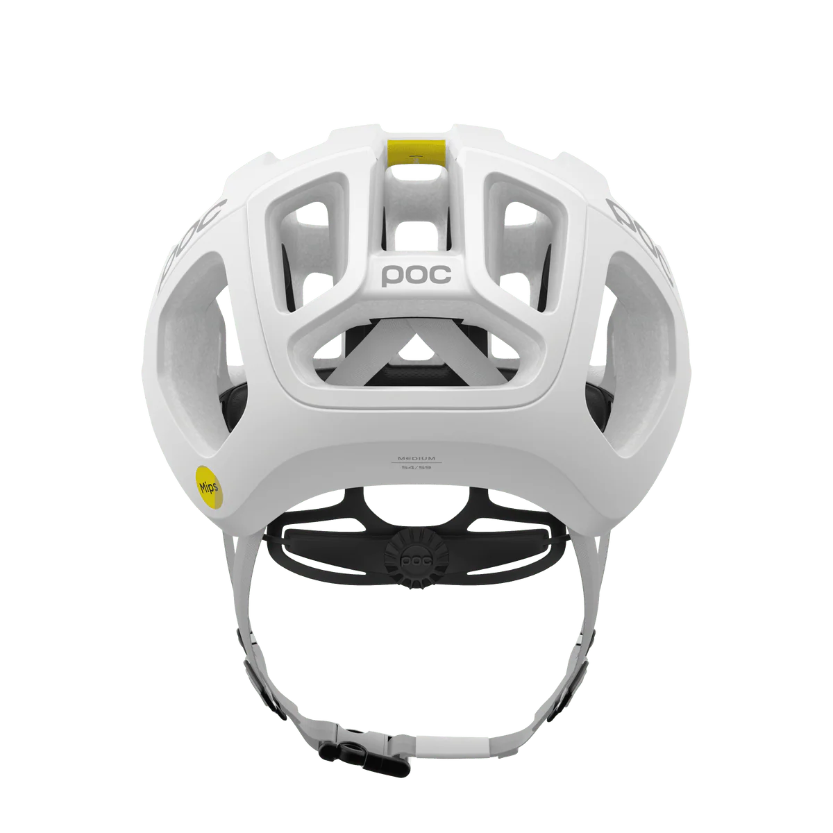 POC Ventral AIR MIPS Helmet Matt White/Silver - Image 4