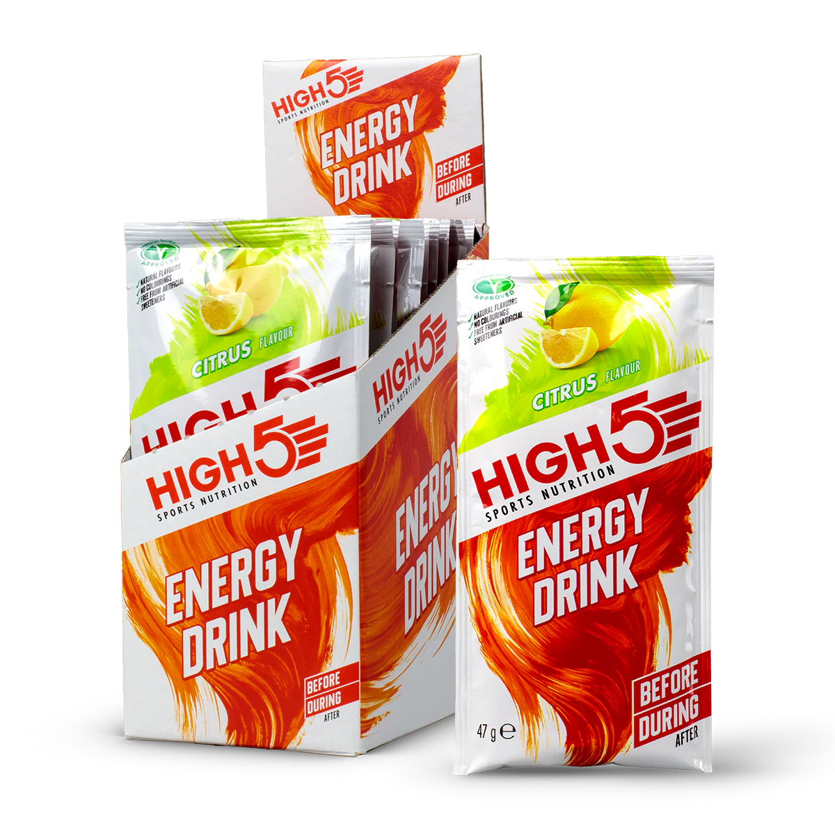 HIGH5 Energy Drink Powder Citrus Box of 12