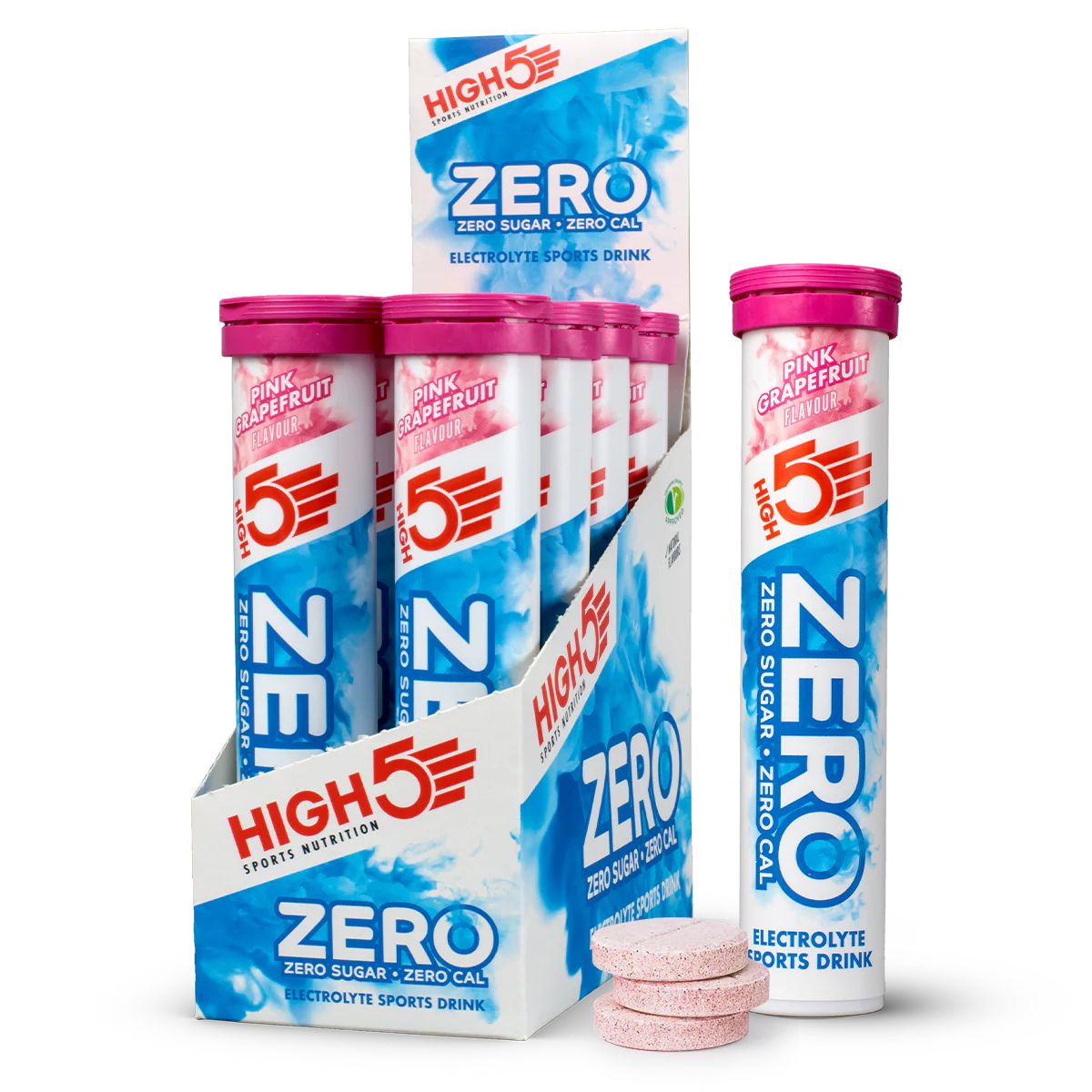 HIGH5 ZERO Tablets Pink Grapefruit Box of 8