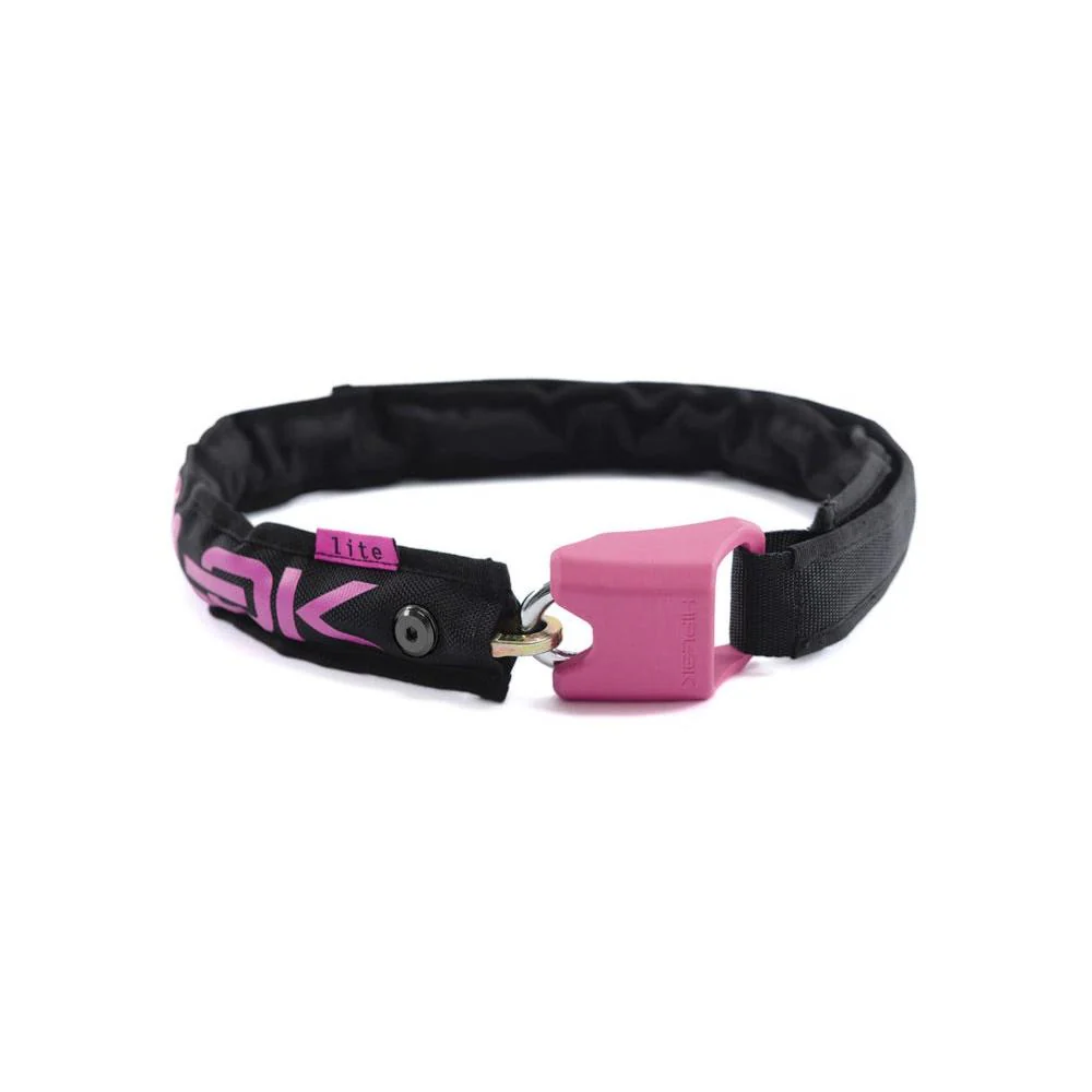Hiplok LITE Wearable Key Chain Lock 75cm Black/Pink