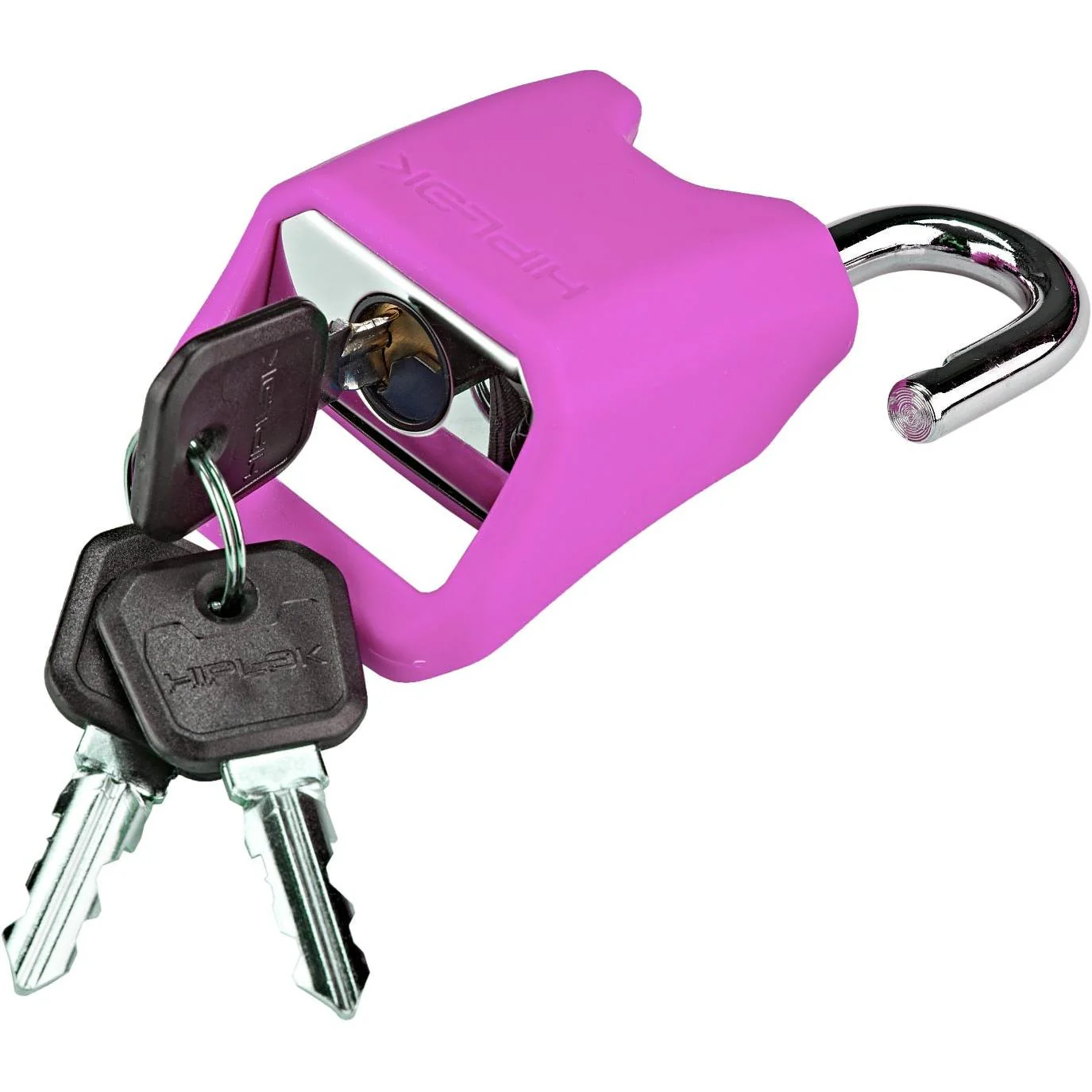 Hiplok LITE Wearable Key Chain Lock 75cm Black/Pink - Image 4