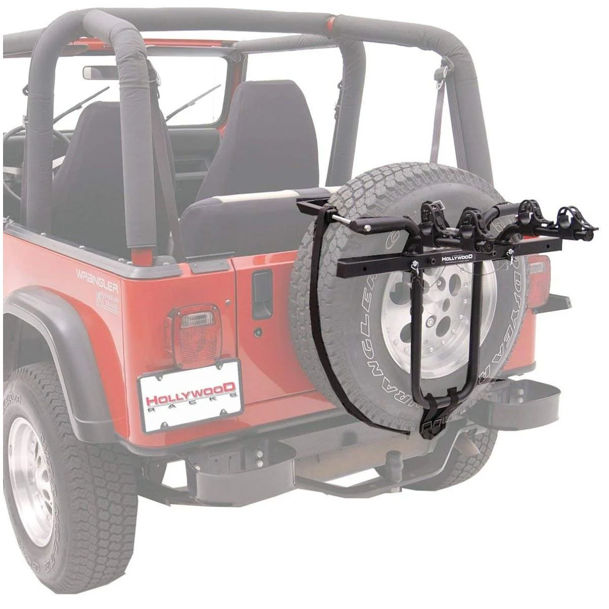 Hollywood Spare Tyre Rack (Jeep adapter included)