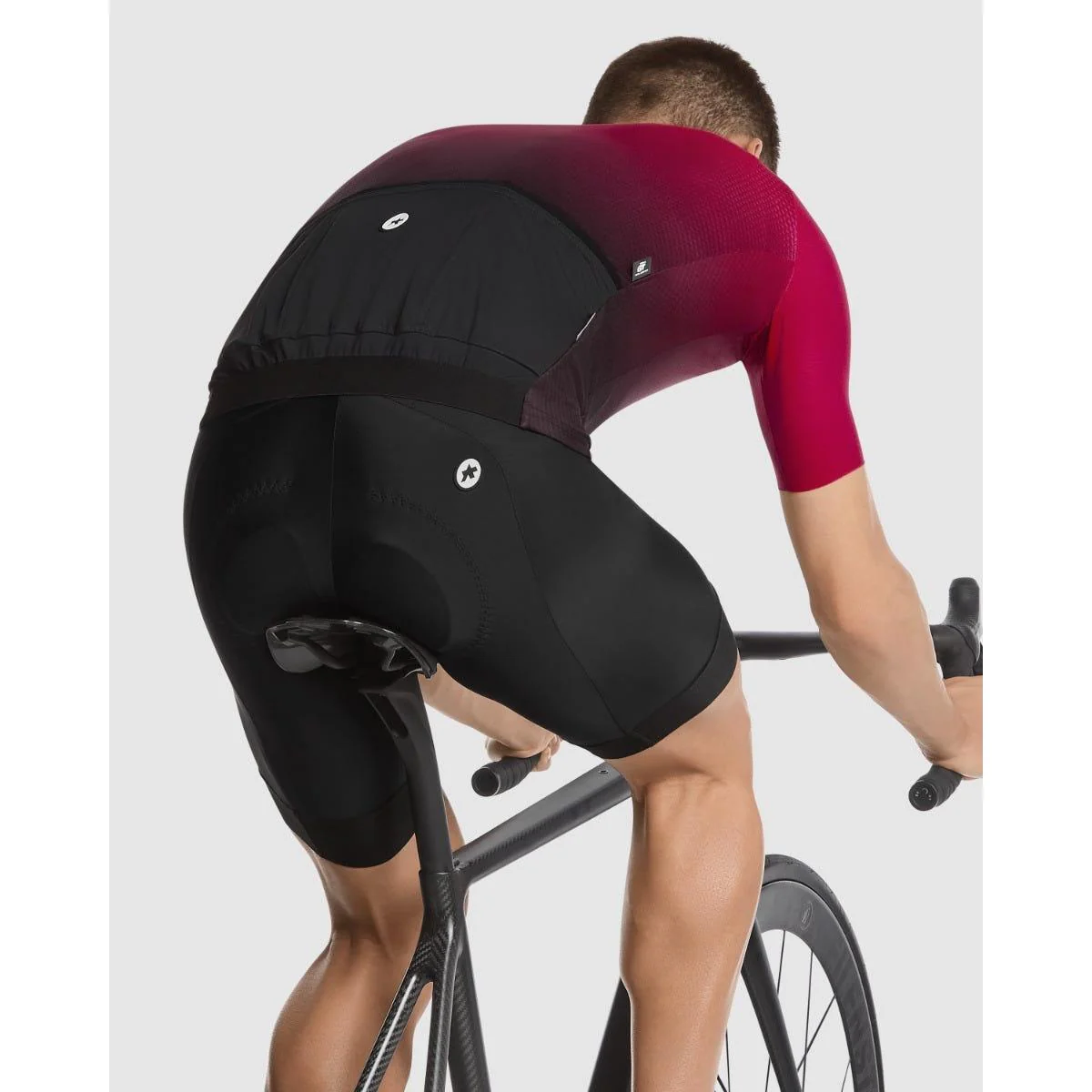 ASSOS Mille GT C2 Mens Short Sleeve Jersey Summer Red Shifter - Image 5